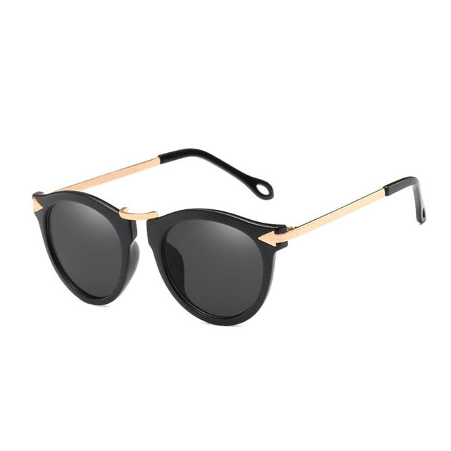 HUHAITANG Cat Eye Sunglasses Women Luxury Brand Arrow Sun Glasses Vintage Shades For Woman Sunglass Ladies Flowers Sunglases